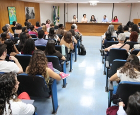Conferência com o professor francês, Christian Laval. 17/10/2025. Foto: Beto Monteiro/Ascom UnB